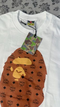 Mcm x bathing ape collab size medium