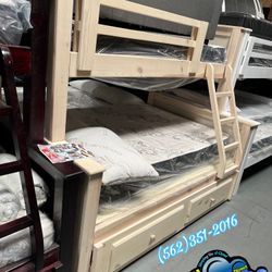 Twin Full White Wash Bunk Bed Mattresses Colchones Nuevos
