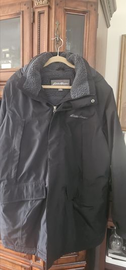 Szxl eddie Bauer mint heavy coat blk mens