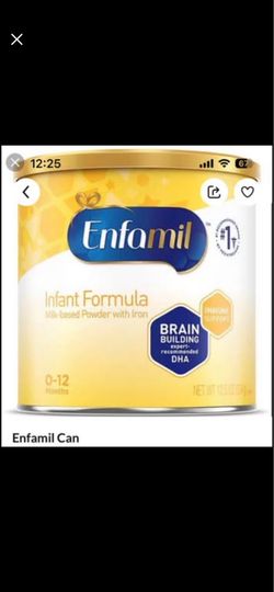 3 Cans Of Enfamil