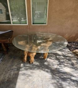 6ft (72") Round Glass for Table top