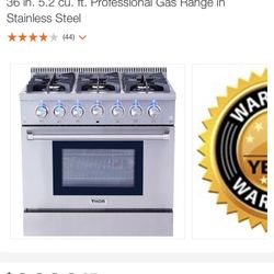 36” Gas Stove 