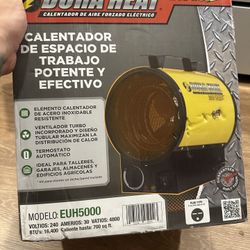 Dura Heat EUH5000 240V Electric Forced Air Heater  Calentador de aire forzado con ventilador eléctri