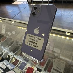 iPhone 12 128gb Unlocked (NO FACE ID)