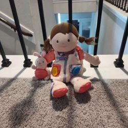 Carter's plush learn to dress doll