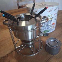 Stainless Steel Fondue 