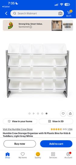 16 bin organizer storage