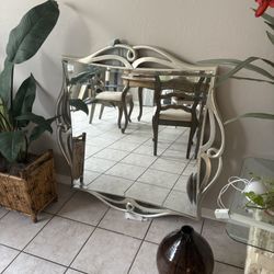 Large antique mirror