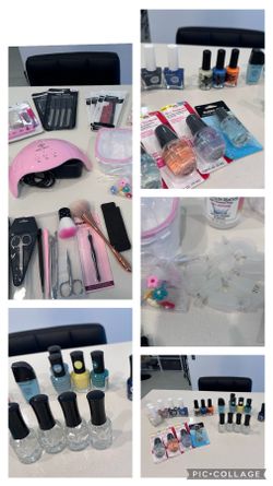 Complete Manicure Station – Includes Table with Dust Collector & Supplies