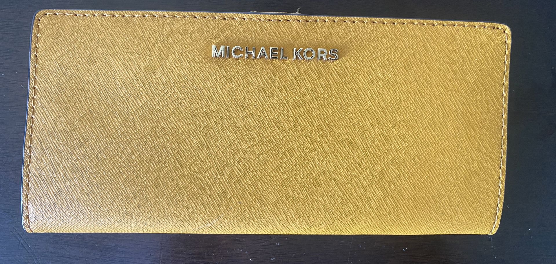 Michael Kors Yellow Wallet