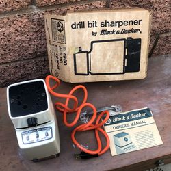 Drill Bit Sharpener By Black & Decker