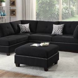 New 3pc Sectional Couch Set 
