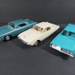 1960s Ford Lincoln Mercury Auto Dealer Promo Model Cars Lot Of 3
