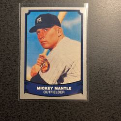 Mickey Mantle 1988 Baseball Legends Card