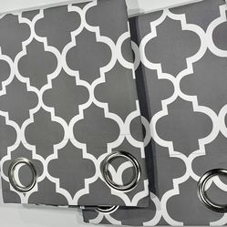 Royal Tradition Meridian Curtains Set of 2 – 52x84” Gray, Thermal Insulated Room Darkening