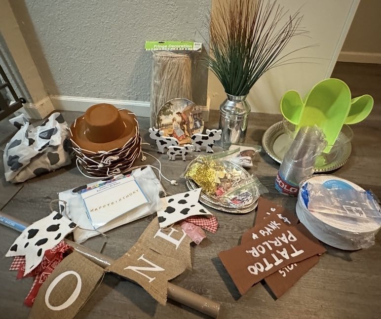 Rodeo Birthday Theme Party Supplies & Decor