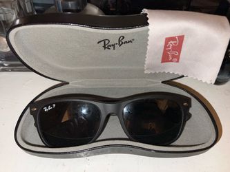 Mat Black Polarized Ray Ban Sunglasses