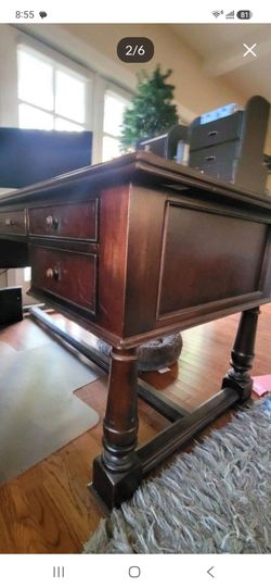 SOUTH CONE SOLID MAHOGANY DESK SET