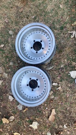 2 rims 5x10” old school