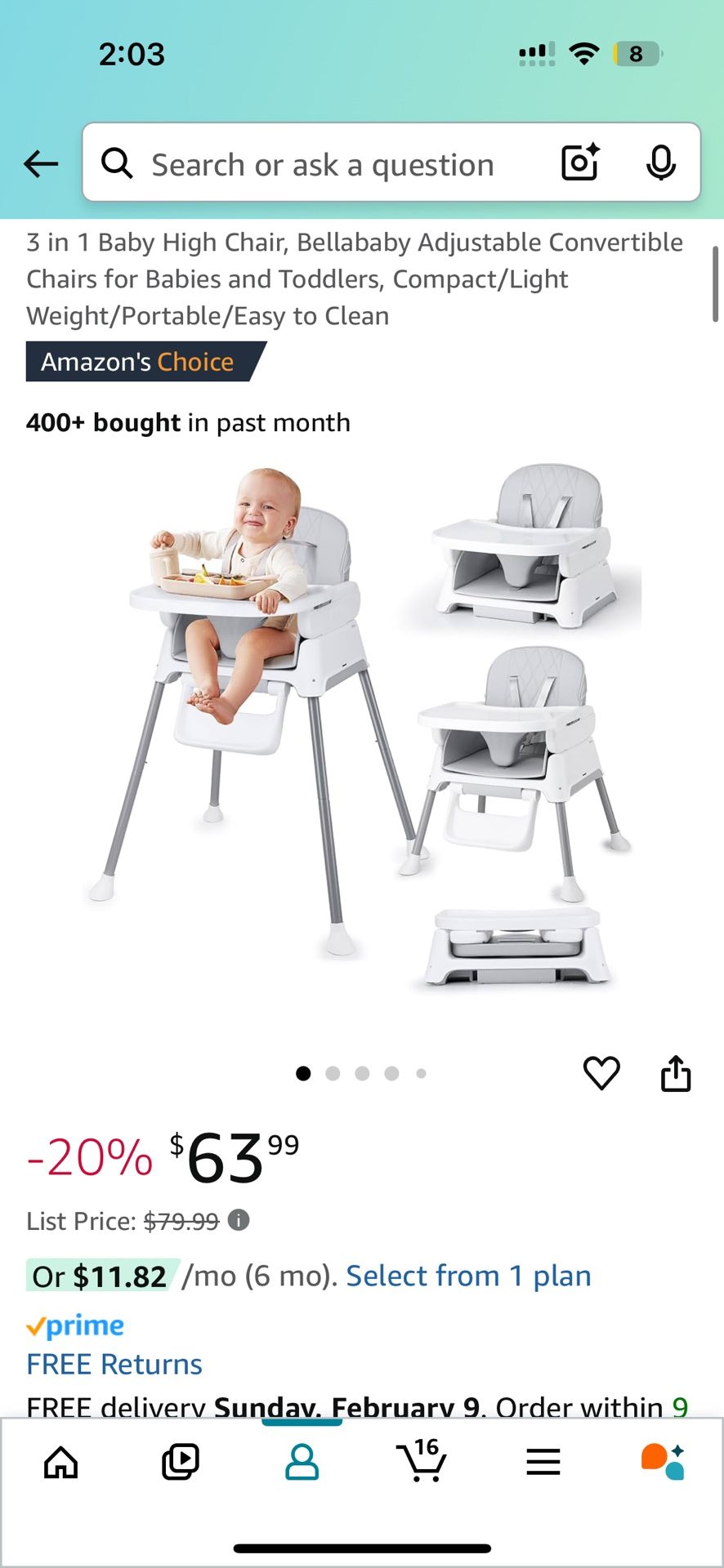 High chair