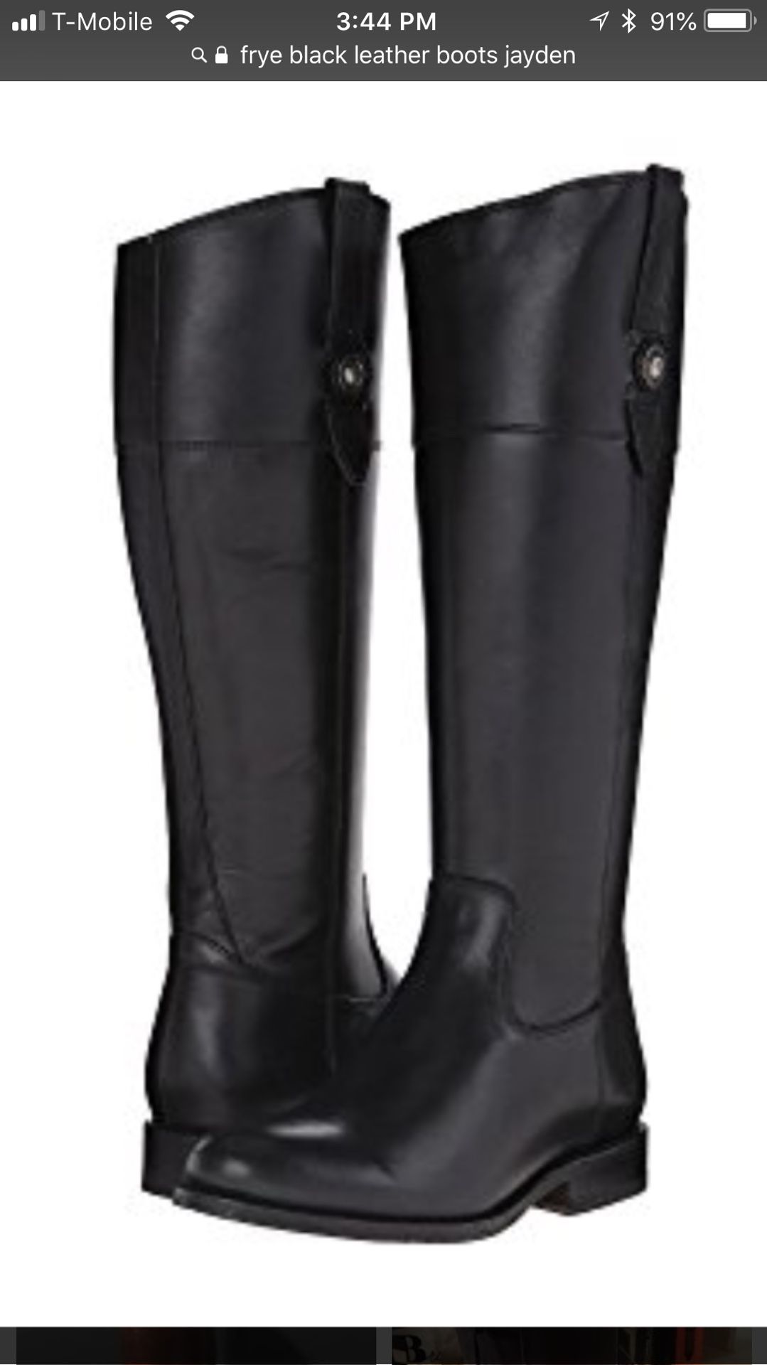 Jayden button leather large boots