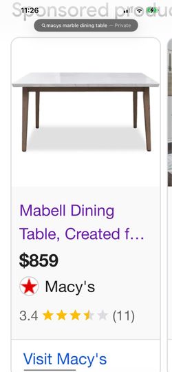 Marble Dining table