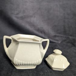 W. Adams and Sons Ironstone Sugar Bowl