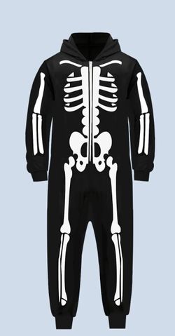 NEW:Skeleton Jumpsuit ( Glow In The Dark) Medium