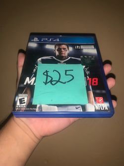 PlayStation 4 And 5 Football Madden NFL 18 PS4 PS5 Video Game