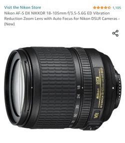Nikon Lens Nikkor 18-105mm