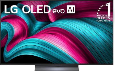 LG 55-Inch Class OLED evo AI 4K C5 Series Smart TV w/Dolby Atmos, Dolby Vision, HDR10, AI Super Upscaling 4K, Filmmaker Mode, Wow Orchestra, Alexa Bui