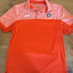 Auburn University Orange Polo Medium 