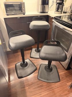 Vari Active Seat Adjustable Ergonomic Stools – Set of 3