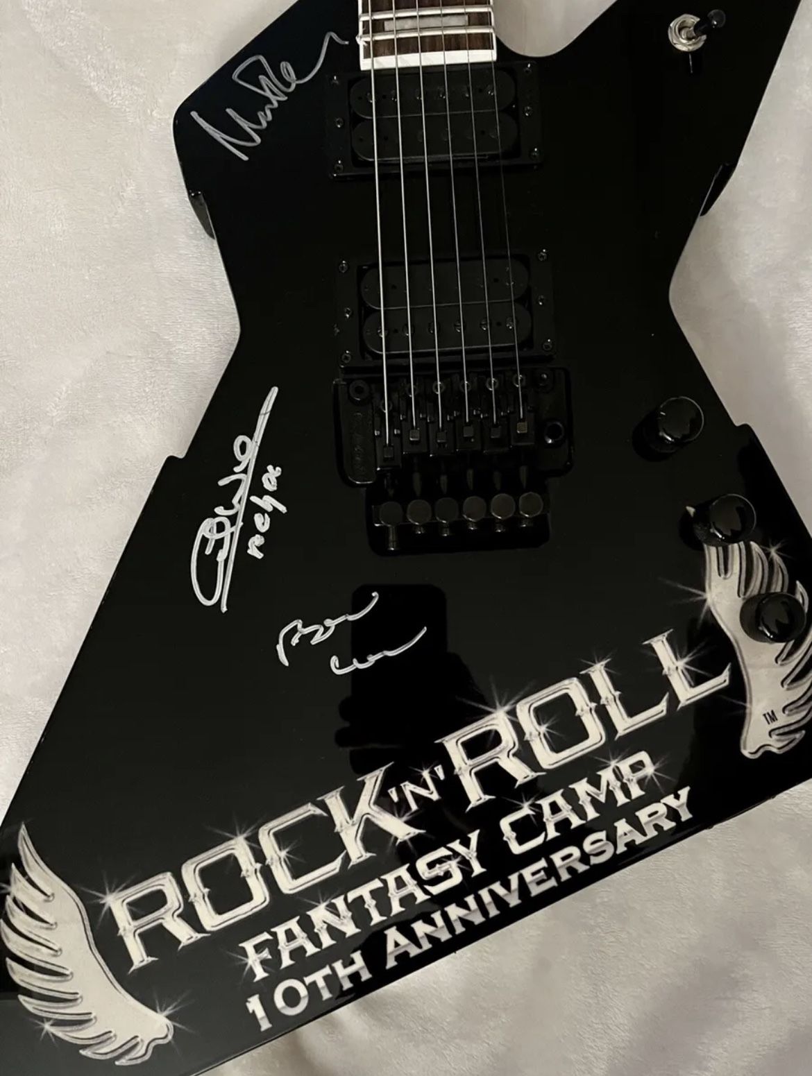 Signed Peavey Rotor Exp Rock 'N' Roll Fantasy Camp 10th Anniversary AC/DC PF, BB