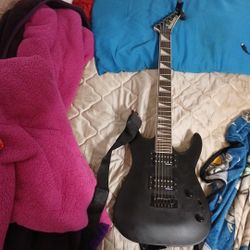 Jackson Dinky JS22 Satin Black(Old Strings)