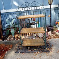 Green Metal Wicker Shell Tell Me Why In 36 Long