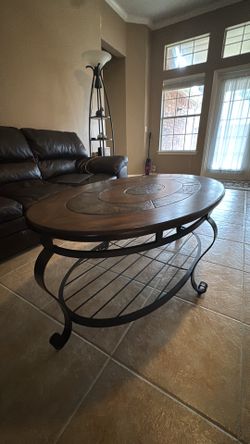 Moving Sale! Oval Tea Table
