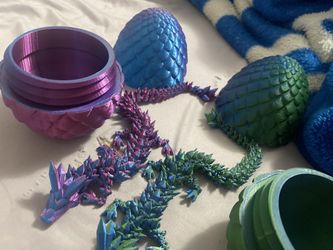 3d Eggs With Dragons Inside