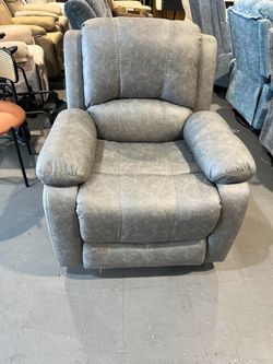 New - Manual Recliner Faux Leather