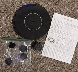 Solar fountain, water pump for birdbaths