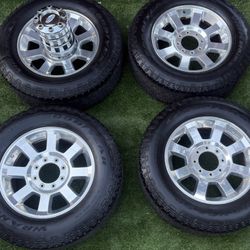 Ford 8 Lug Rim And Tire 