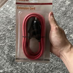 12 Ft Lighter Socket Extension Cord