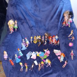 41 Princess CLIP DOLLS