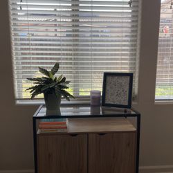 Shelf  31 inches Tall, 32 Inches Wide, 14 Inches deep