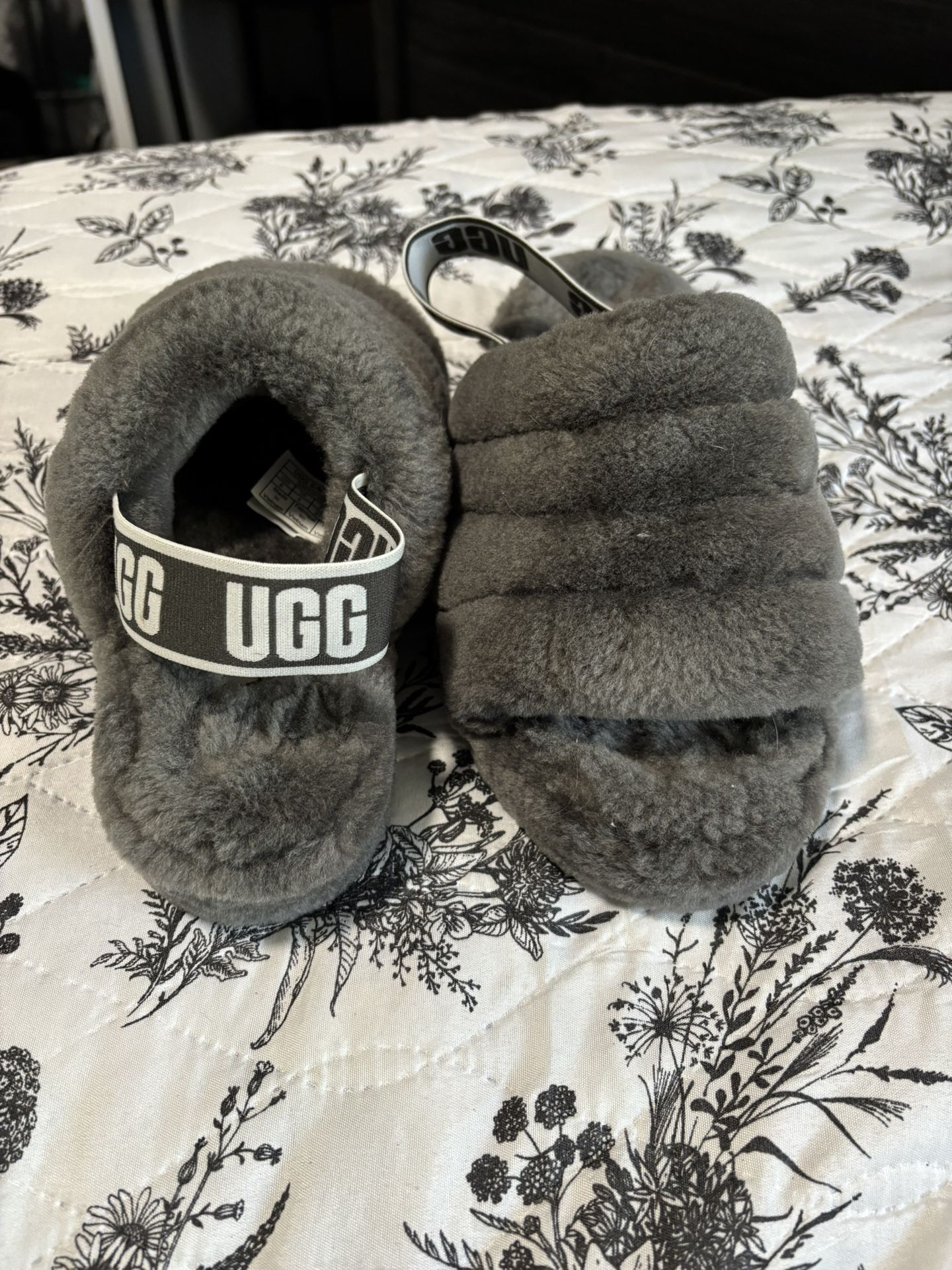 Platform Fluffy Uggs Slippers