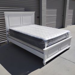 Queen Bed Frame With Mattress 
