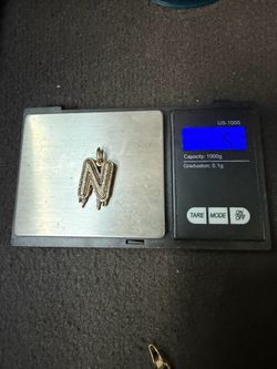 Letter “N” Pendant