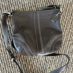 Coach Dark Brown leather Purse