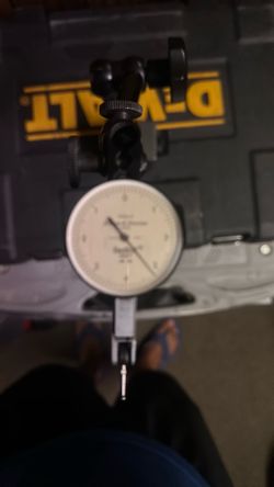 Brown and sharp dial indicator with magnetic base