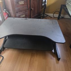 Standing desk for a desk.